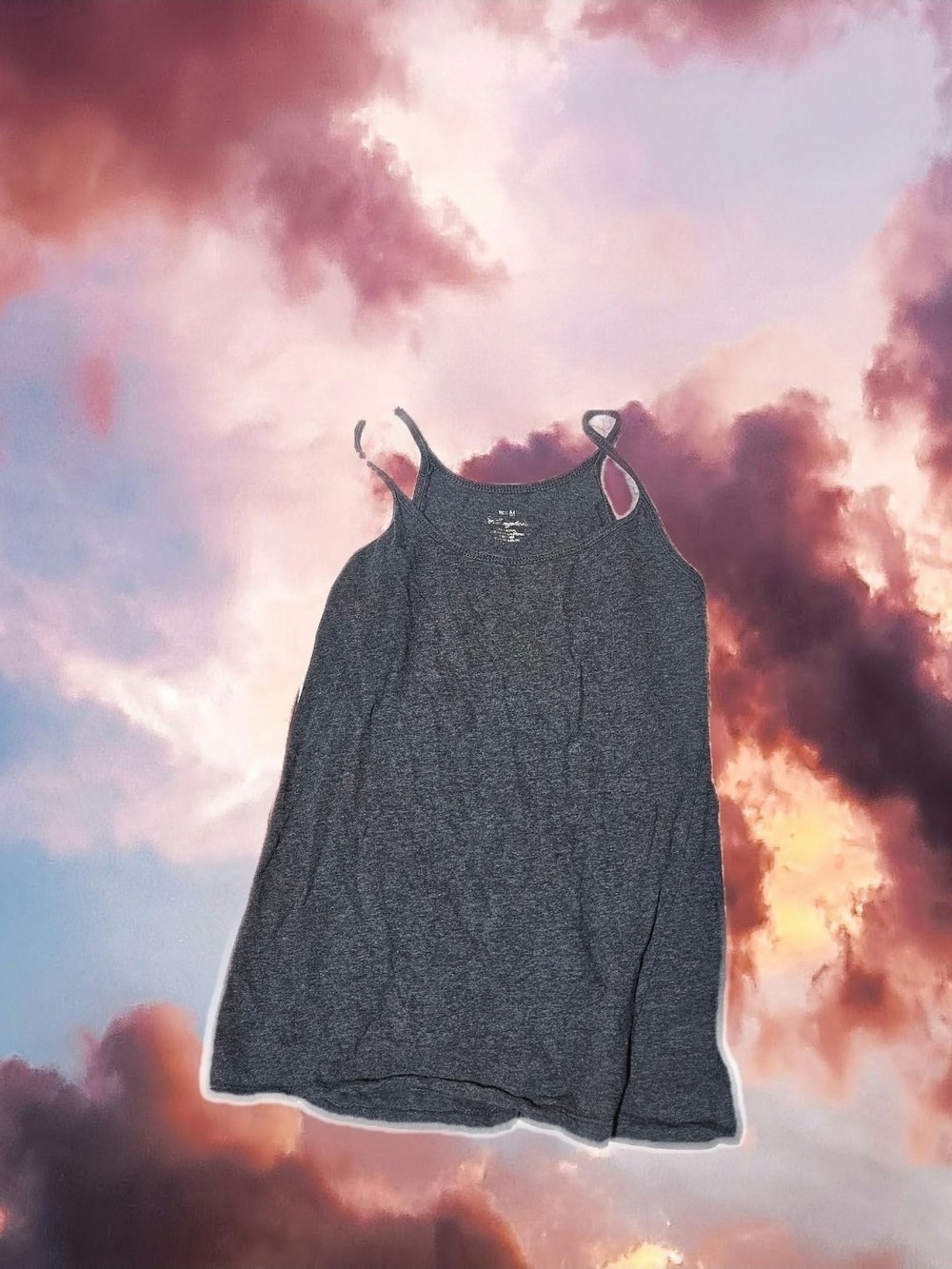 Hang Ten Women's Charcoal Gray Camisole Tank